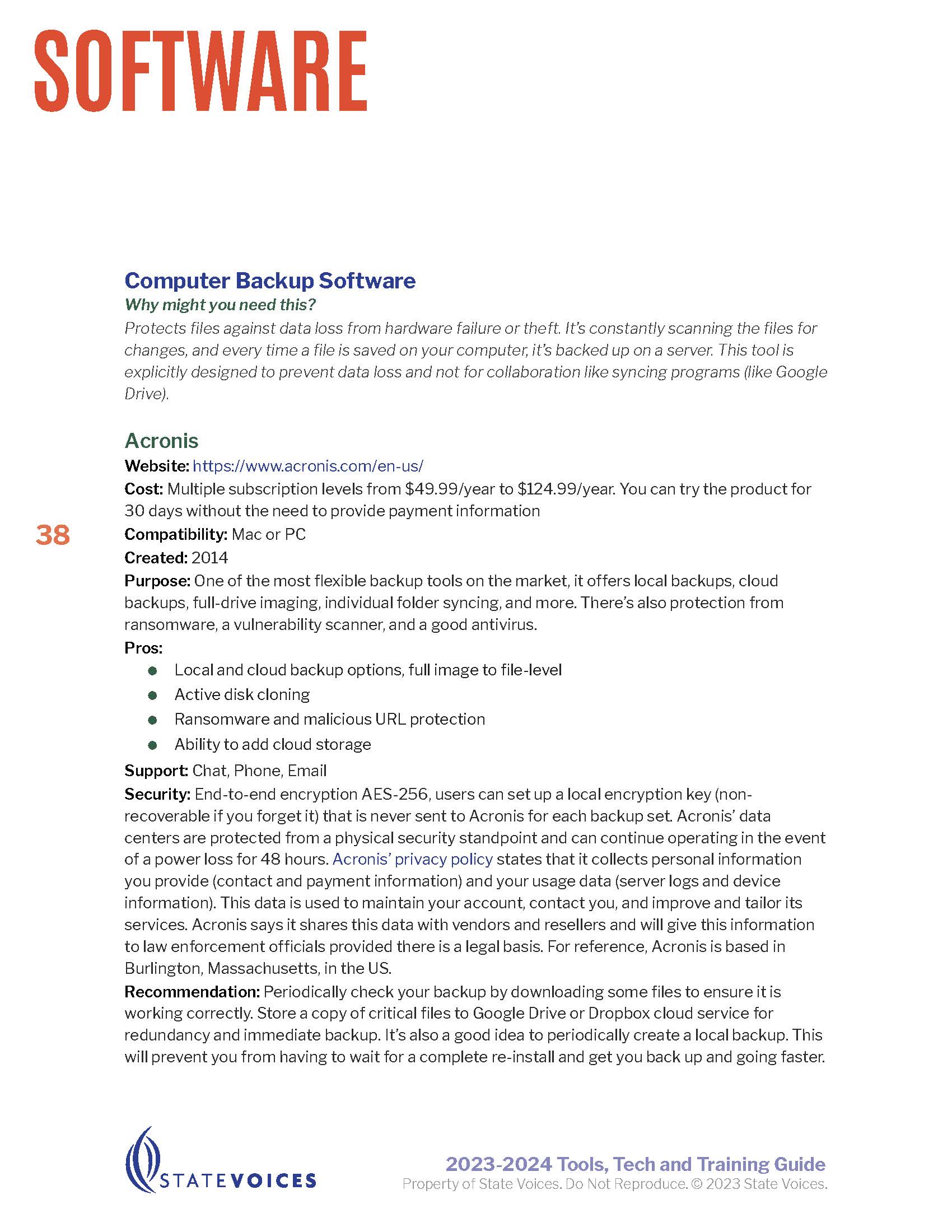 The 2023 2024 Tools Tech Guide   23 24 State Voices Tools And Tech Guide Home Page Page 40 